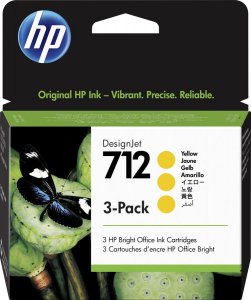 Картриджи HP 712 3ED79A (желтый)