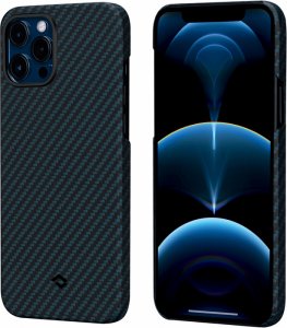 Клип-кейс Pitaka для Apple iPhone 12 Pro Max (сине-черный)