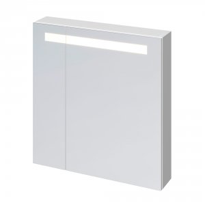 Шкаф зеркальный навесной универсальный Cersanit Melar 70 см белый
