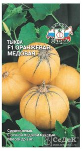 Семена тыквы СеДеК Оранжевая медовая F1 1 г