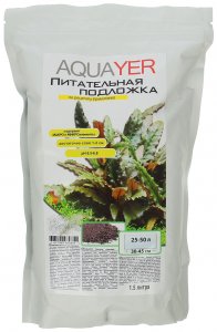 Грунт для растений Aquayer Питательная подложка, 1,5л