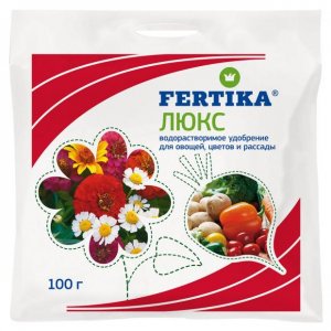 Удобрение комплексное FERTIKA Люкс для комнатных, овощных, цветочных 100 гр