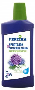 Удобрение комплексное FERTIKA Кристалон для цветочных гортензий и азалий 0,5 л