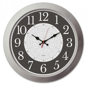 Настенные часы Бюрократ WallC-R67P (WALLC-R67P39/SILVER)
