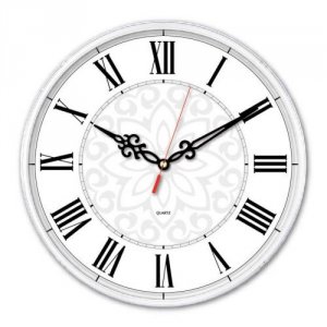 Настенные часы Бюрократ WallC-R70P (WALLC-R70P25/WHITE)