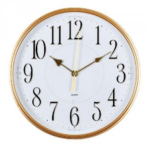 Настенные часы Бюрократ WallC-R76P (WALLC-R76P29/GOLD)