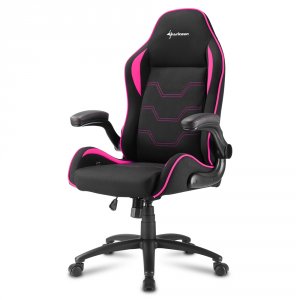 Игровое кресло Sharkoon Elbrus 1 Black/Pink