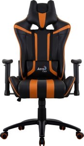 Кресло компьютерное игровое Aerocool AC120 AIR-BO Black/Orange (4713105968330)