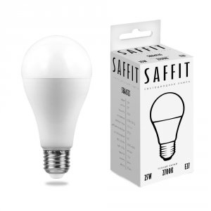 Лампа светодиодная Saffit 25W 230V E27 2700K, SBA6525 (55087)