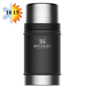 Термосы и термокружки Stanley The Legendary Classic Food Jar (0,7 л) чёрный (10-07936-004)
