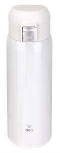 Термосы и термокружки DELI 17656 white, 0.48л. (1426775) (17656WHITE)