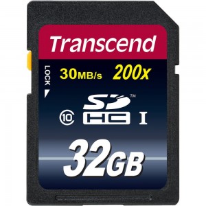 Карта памяти SDHC Transcend TS32GSDHC10 32GB