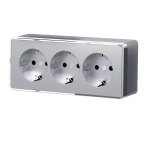 Розетка Werkel 4690389167195 Gallant серебряный