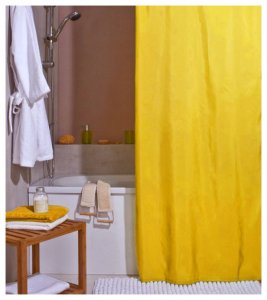 Штора для ванны Spirella Atlas 180х200 см желтая (4005712)