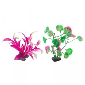 Растение Tetra DecoArt Plant Мини розовое XS Pink 6см (6шт)