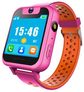 Часы с GPS трекером Digma Kid K7m Pink/Orange (K7MPO)