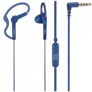 Наушники с микрофоном Sony MDR-AS210AP Blue