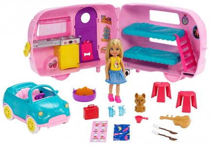Игровые наборы и фигурки для детей Mattel Mattel Barbie FXG90 Барби Фургон Челси