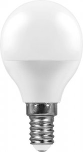 Лампа светодиодная FERON Шар E14 7W 220V 2700K LB-95 (25478)