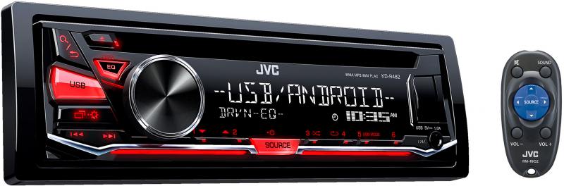 Автомагнитола JVC KD-R482 USB MP3 CD FM 1DIN 4x50Вт