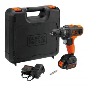 Аккумуляторная дрель-шуруповерт Black&Decker BCD7122CK, 10.8 В, 1.5 Ач, Li-Ion (BCD7122CK-RU)