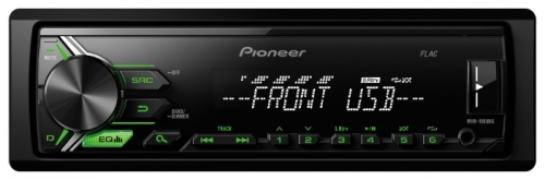 Автомагнитола Pioneer MVH-190UB USB MP3 FM RDS 1DIN 4x50Вт