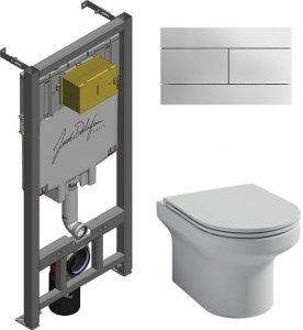 Комплект унитаз с инсталляцией Jacob Delafon Elite E21742RU-00
