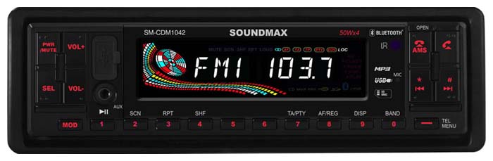 Автомагнитола Soundmax SM-CDM1042