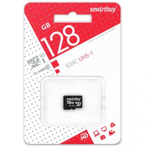 Карта памяти Smartbuy MicroSD Class10 UHS-I (SB128GBSDCL10-00)