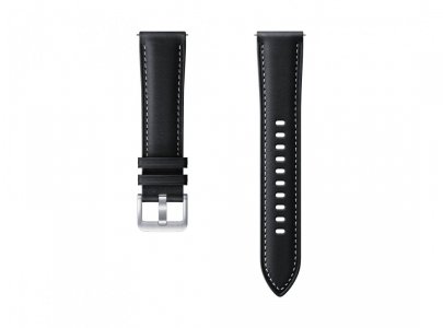 Аксессуары для гаджетов Samsung Stitch Leather Band для Galaxy Watch3 41мм (черный) (ET-SLR85SBEGRU)