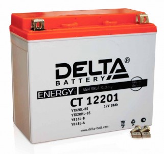 Аккумулятор для мототехники DELTA CT 12201