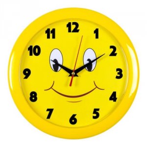 Настенные часы Бюрократ WALLC-R81P (WALLC-R81P23/YELLOW)