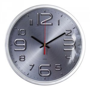 Настенные часы Бюрократ WALLC-R82P (WALLC-R82P30/SILVER)