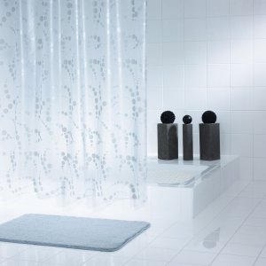 Штора для ванной комнаты Ridder Dots 200х180 Серая (32377)