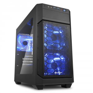 Компьютерный корпус Sharkoon V1000 WINDOW (черный)