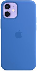 Клип-кейс Apple Silicone Case with MagSafe для iPhone 12 mini (голубой) (MJYU3ZE/A)