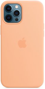 Клип-кейс Apple Silicone Case with MagSafe для iPhone 12 Pro Max (абрикосовый) (MK073ZE/A)