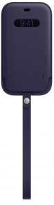 Чехол Apple Leather Sleeve with MagSafe для iPhone 12/12 Pro (темно-фиолетовый) (MK0A3ZE/A)