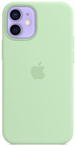 Клип-кейс Apple Silicone Case with MagSafe для iPhone 12 mini (фисташковый) (MJYV3ZE/A)