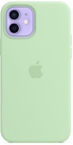 Клип-кейс Apple Silicone Case with MagSafe для iPhone 12/12 Pro (фисташковый) (MK003ZE/A)
