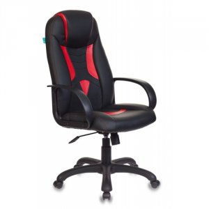 Кресло компьютерное Zombie VIKING-8 чёрный/красный