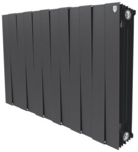 Радиатор биметаллический Royal Thermo Pianoforte 500/noir sable 12 секций (НС-1054871)