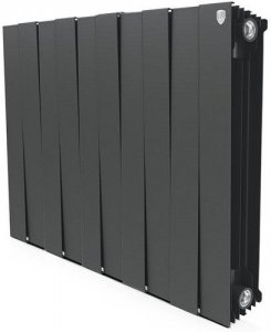 Радиатор биметаллический Royal Thermo Pianoforte 500/noir sable 8 секций (НС-1054873)