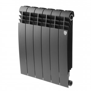 Радиатор биметаллический Royal Thermo BiLiner 500 6 секций черный (НС-1084944)