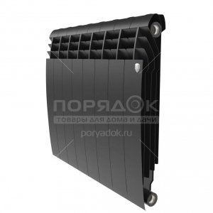 Радиатор биметаллический Royal Thermo Biliner 500 noir sable 8 секций (НС-1084937)