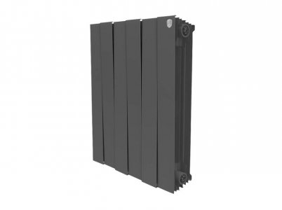 Радиатор биметаллический Royal Thermo Pianoforte 500/noir sable 6 секций (НС-1054874)