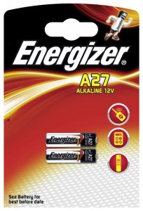 Батарейка Energizer Alkaline A27, 12V, 2 шт