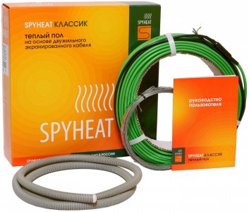Теплый пол кабельный SpyHeat Комплект теплого пола кабельный SPYHEAT КЛАССИК SHD-15-150 0,9-1,2 кв.м 10 м (SHD-15- 150 без термостата)