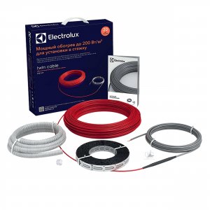 Теплый пол и греющий кабель Electrolux Нагревательный кабель Electrolux Twin Cable, 200 Вт 11,8 м (НС-1016224)