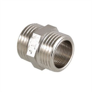 Ниппель латунь никелированная VALTEC 1/2"